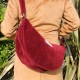 Corduroy Hobo Tote Sling Slouch Cross body red